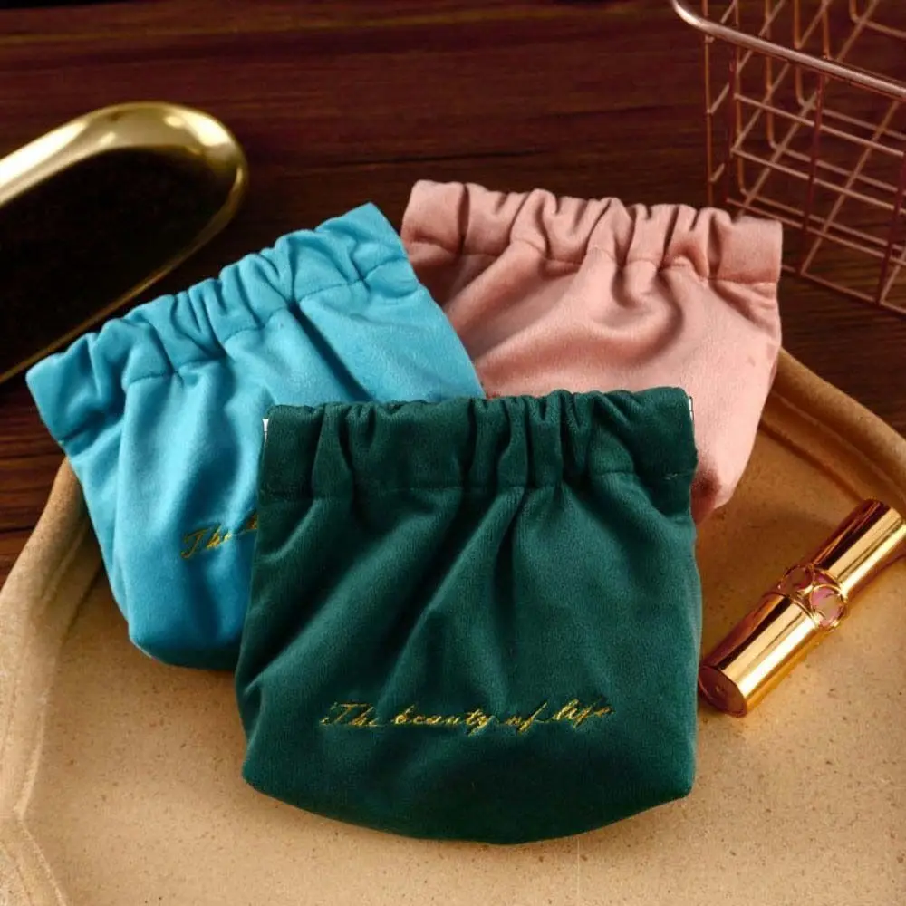 

For Women Creative Multifunctional Velvet Travel Small Lipstick Case Travel Toiletry Bag Women Cosmetic Bag Storage Bag