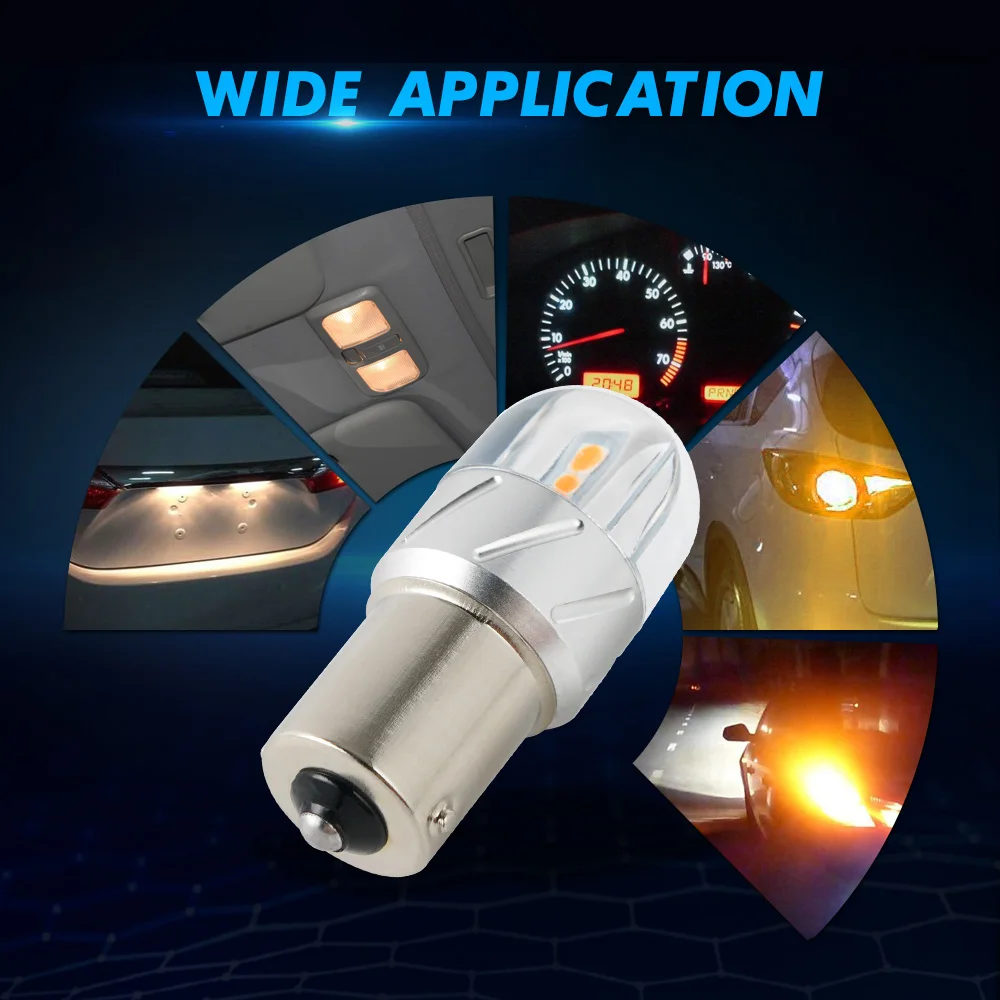 2pcs P21W 1156 LED 1156 1157 3156 3157 7440 7443 LED  ȣ     Ʈ ڵ  ׼