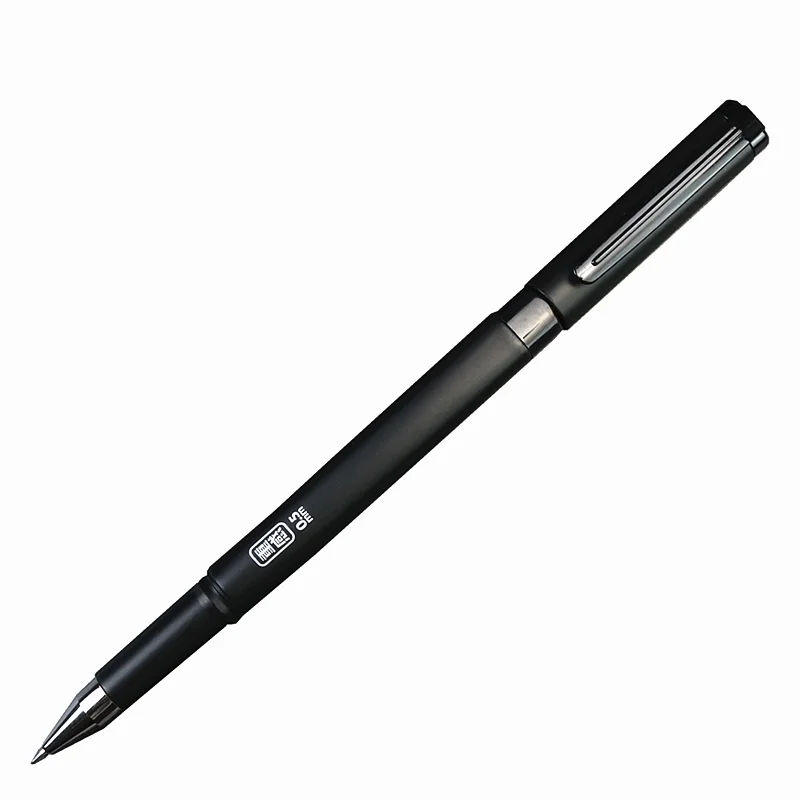 1.0 thick line heavy-duty gel pen signature pen 0.5mm black water pen student calligraphy practice pen