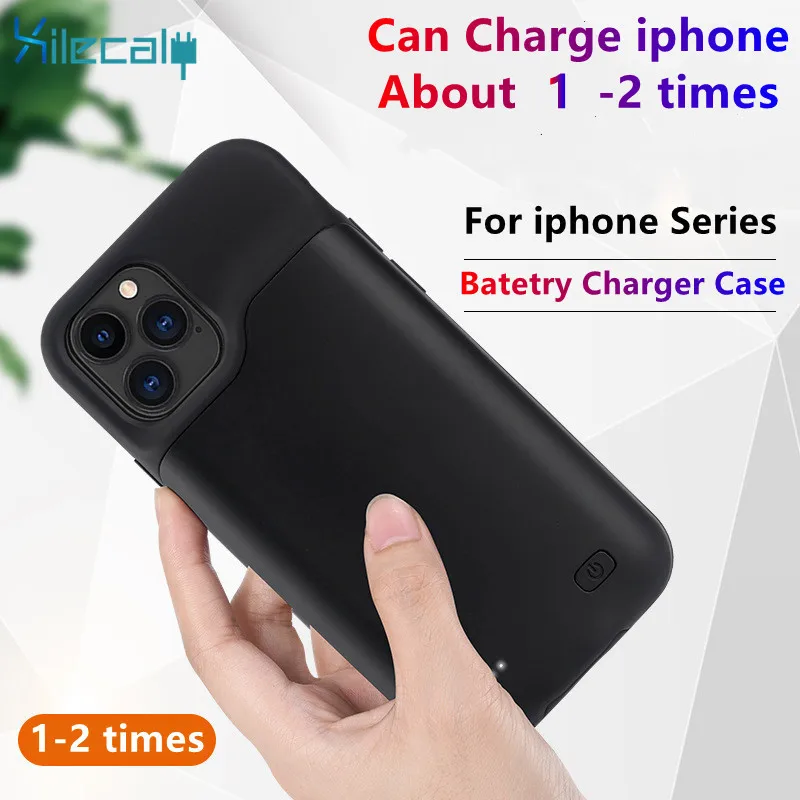 Battery Charger Cases For iPhone 11 12 Pro Max External battery Power Bank  Charging Case For iPhone X XS Max XR 6 7 8 Plus SE2