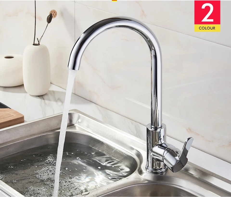 LEDEME Newly Arrived Kitchen Faucet Brushed Sink Mixer Tap 360 Degree Rotation Brass Kitchen Faucets Hot And Cold L4003 instant hot water tap