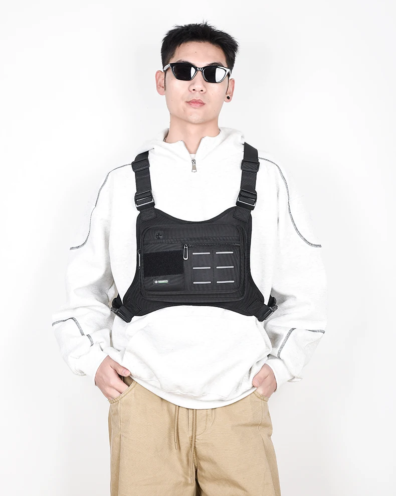 Tactical Functional Men Vest Bag Waist Packs High Quality Waterproof Men Pack Bag Backpack Fashion Trends Men Sling Bag Shoulder