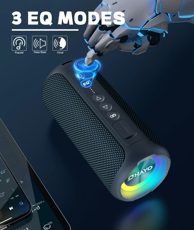 Ortizan X8 Pro Bluetooth Speaker Portable with 40W Stereo