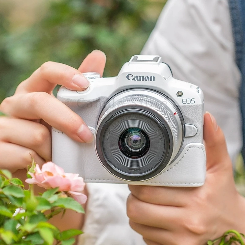 Nuova Fotocamera Fotografica Per Lavoro Manuale Custodia In Vera Pelle Di Vacchetta Custodia Per Scatola Per Custodia Protettiva Canon Eos R50 R50 R10