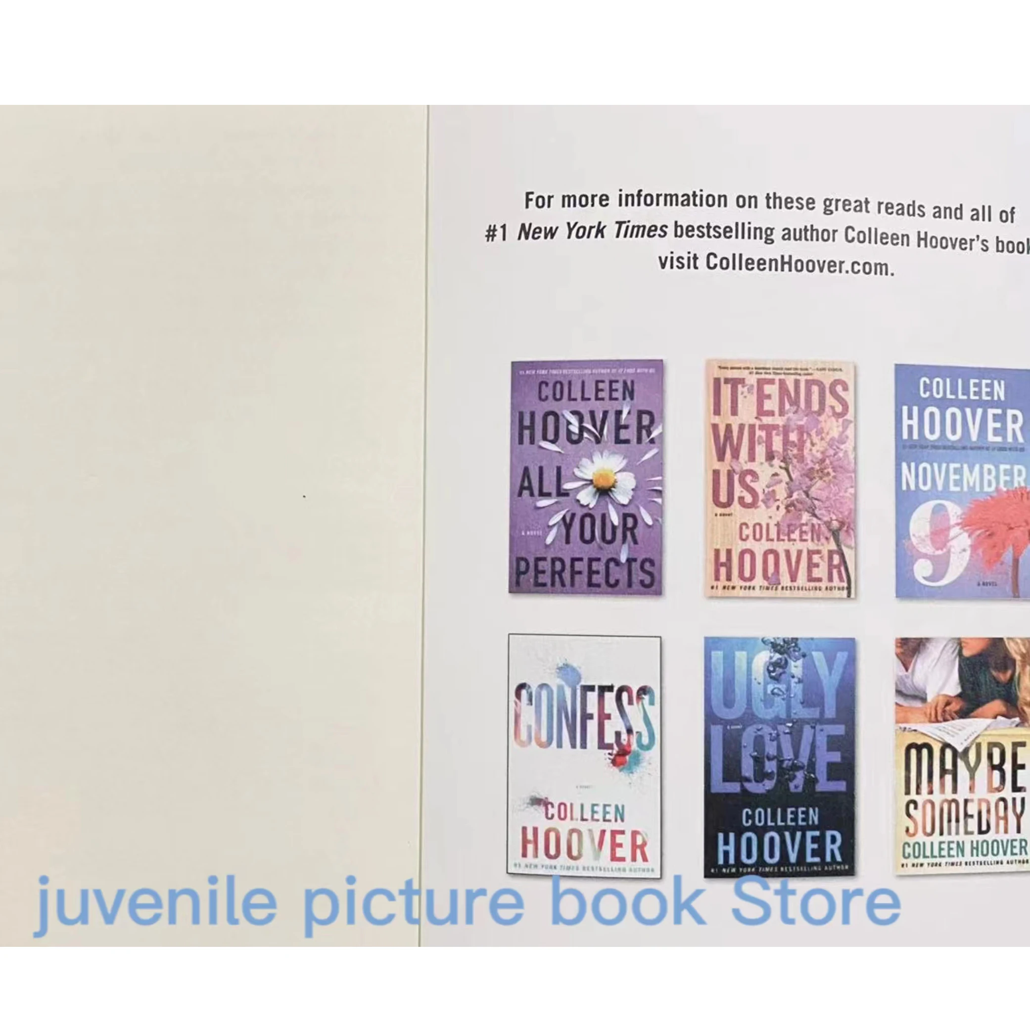 Best Colleen Hoover Book Start  Read Colleen Hoover Books Order - Books  English New - Aliexpress