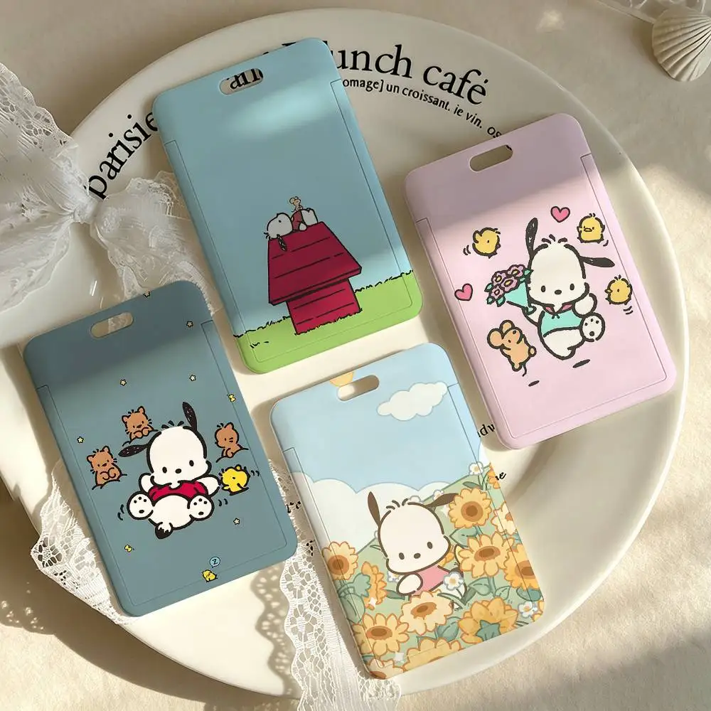 Chic Leather Card Holder & Key Chain Set