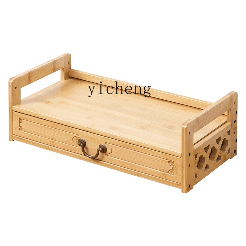 

XL Buddha Niche New Chinese Style Clothes Closet God of Wealth Worship Table Solid Wood Incense Burner Table Small Altar