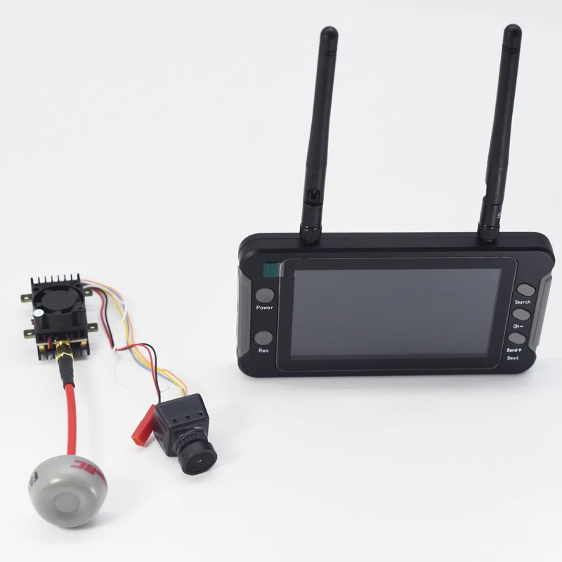 Kit FPV 1200TVL Caméra + Moniteur 4.3" DVR 5.8GHz 40CH 2W VTX pour Drone RC