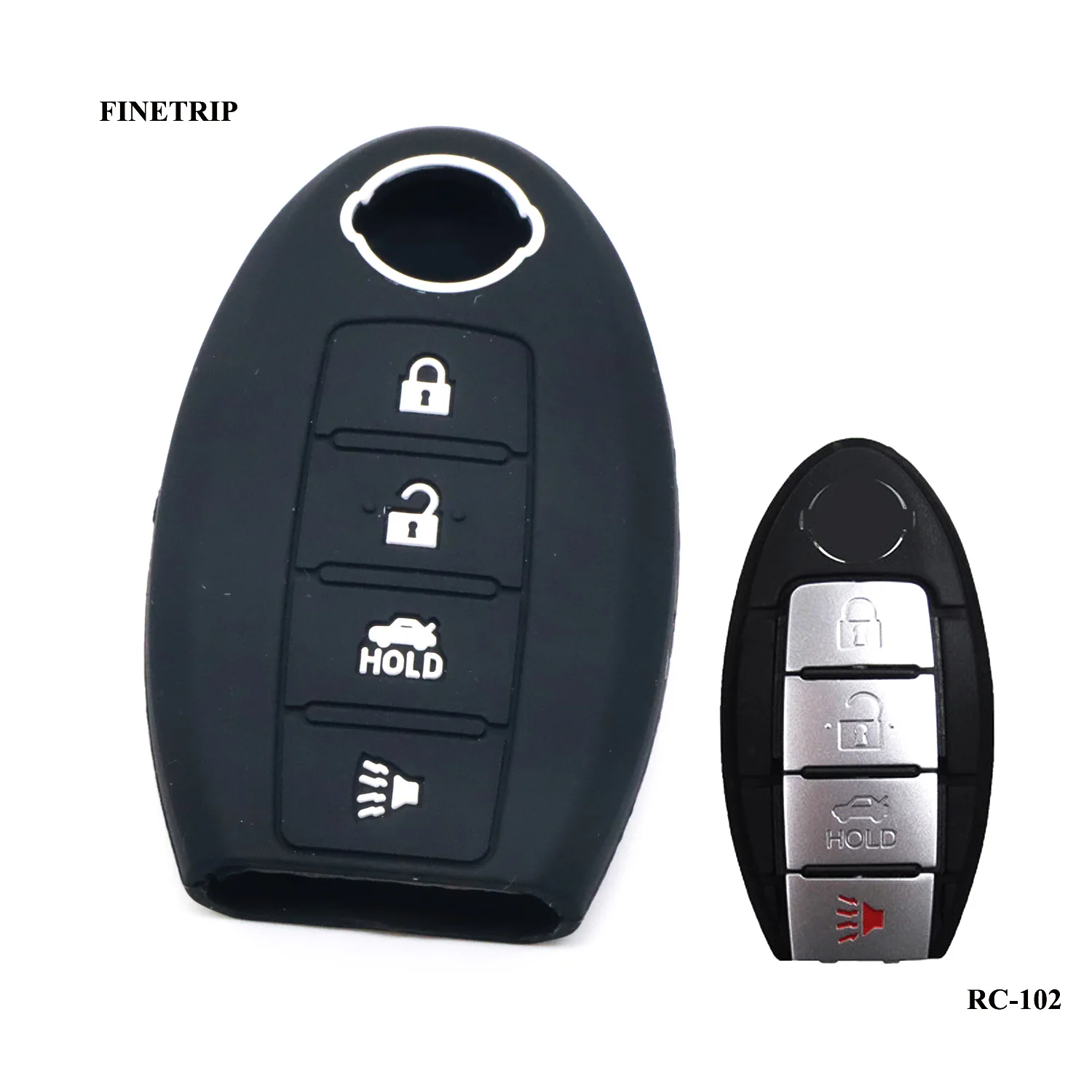 Key Case Key Case Cover Remote Control Case Cover Silicone Car Remote Key Case Cover Nissan Altima Maxima Murano Sentra Versa Titan Leaf Juke Quest Elgrand NV200 Note Tiida