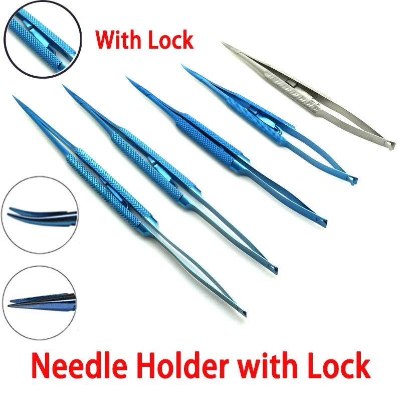 Ophthalmic Tool Needle Holder Ophthalmology Barraquer Castroviejo With Lock Ophthalmic Instruments Oftalmologia