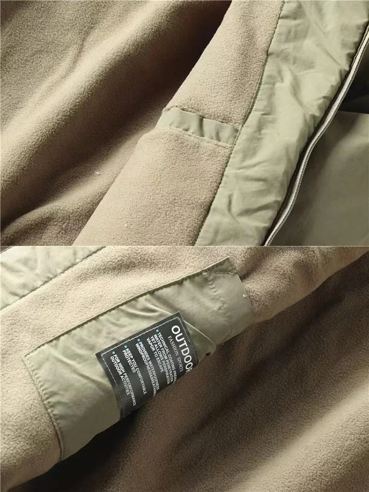 Mens Casual Tactical Jacket - Warm Padded Outdoor Coat for Autumn and Winter