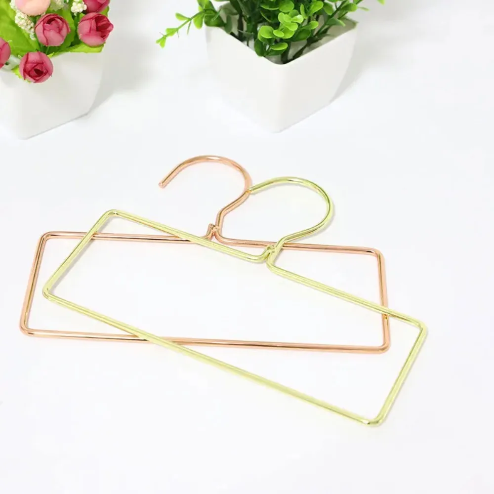 

10Pcs/Lot Nordic Style Rose Gold Black Gold 3 Colors Hanger Clothes Rack Scarf Silk Scarf Tie Bra Organizer Iron Scarf Towel