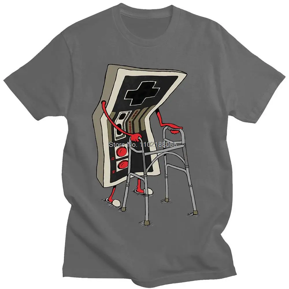 T-shirt per videogiochi vecchia scuola Arcade anni '80 T-shirt grafiche retrò firmate 1 cotone T-shirt vintage oversize streetwear_voghion.com