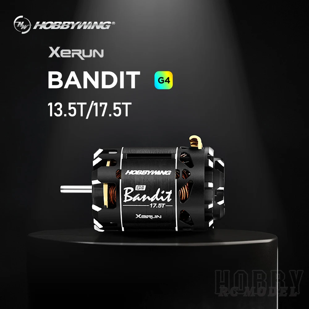 HOBBYWING XeRun Bandit G4 13,5 T/17,5 T, modelo RC 1/10 con sensor