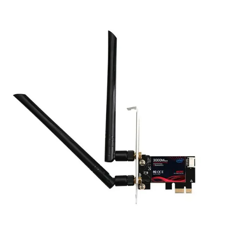 듀얼 밴드 무선 네트워크 카드 내장 블루투스 5.0, 홈 오피스 네트워킹, 와이파이 리시버, Wifi6 Ax200/ax2100, 1000m, 5g