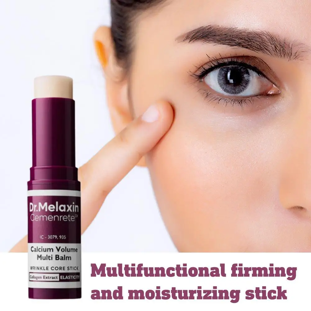 Korea Dr.Melaxin Cemenrete Calcium Volume Wrinkle Core Stick/Ampoule Cream Anti Aging Firming For Fine Lines Multi Balm Stick - Black - 6