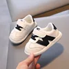 Children's Walking Shoes Spring and Fall Four Seasons Models of Men and Women Baby Non-slip Breathable Casual White Shoes 3