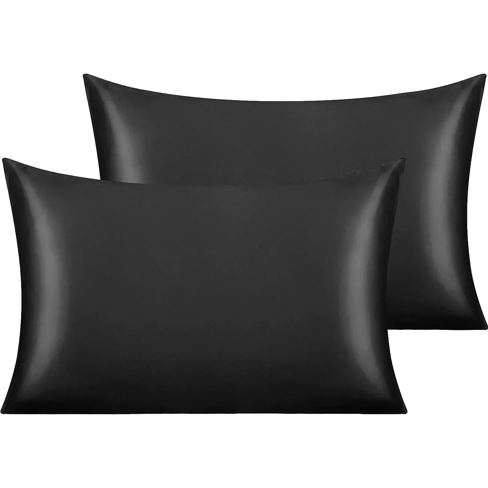 thumbnail image 1 of Fundas de almohada de seda con cierre de sobre transpirable para mujer y niña, fundas de almohada para el cabello y la piel con manchas, regalos para mujeres y niñas, 20 "x 26"/30 ", 2 paquetes, 1 of 5