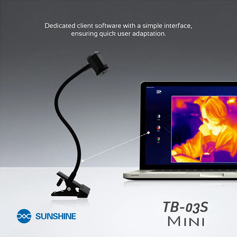 SUNSHIN TB-03SMINI TB-03S 적외선 급속 열화상 카메라, 고화질 열화상, 멀티 플랫폼 지지대
