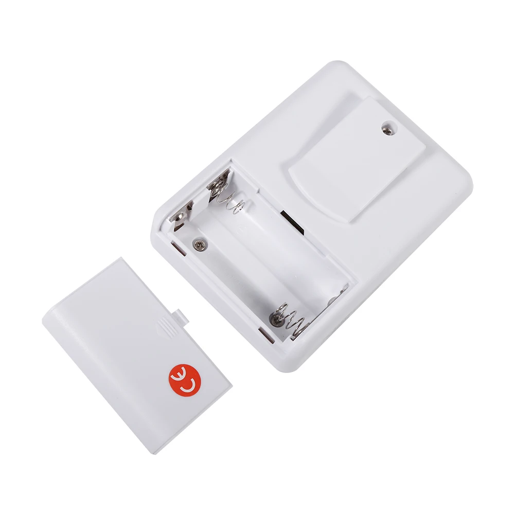 Wireless Motion Sensor Alarm System for Home & Garage Security, White