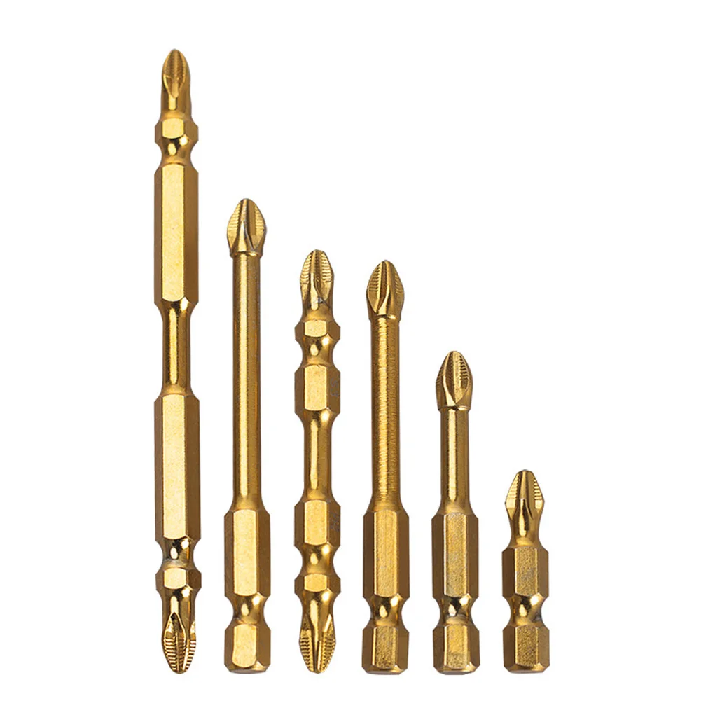 

Нескользящие дизайнерские перекрестные биты для отверток, устойчивые к коррозии, Нескользящие дизайнерские впитывающие винты с титановым покрытием