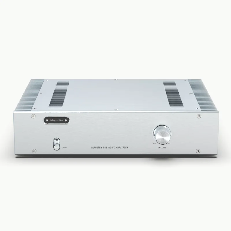 

All-aluminum alloy power amplifier chassis External heat dissipation A full set of silver radiators on both sides 360 wide X80 h