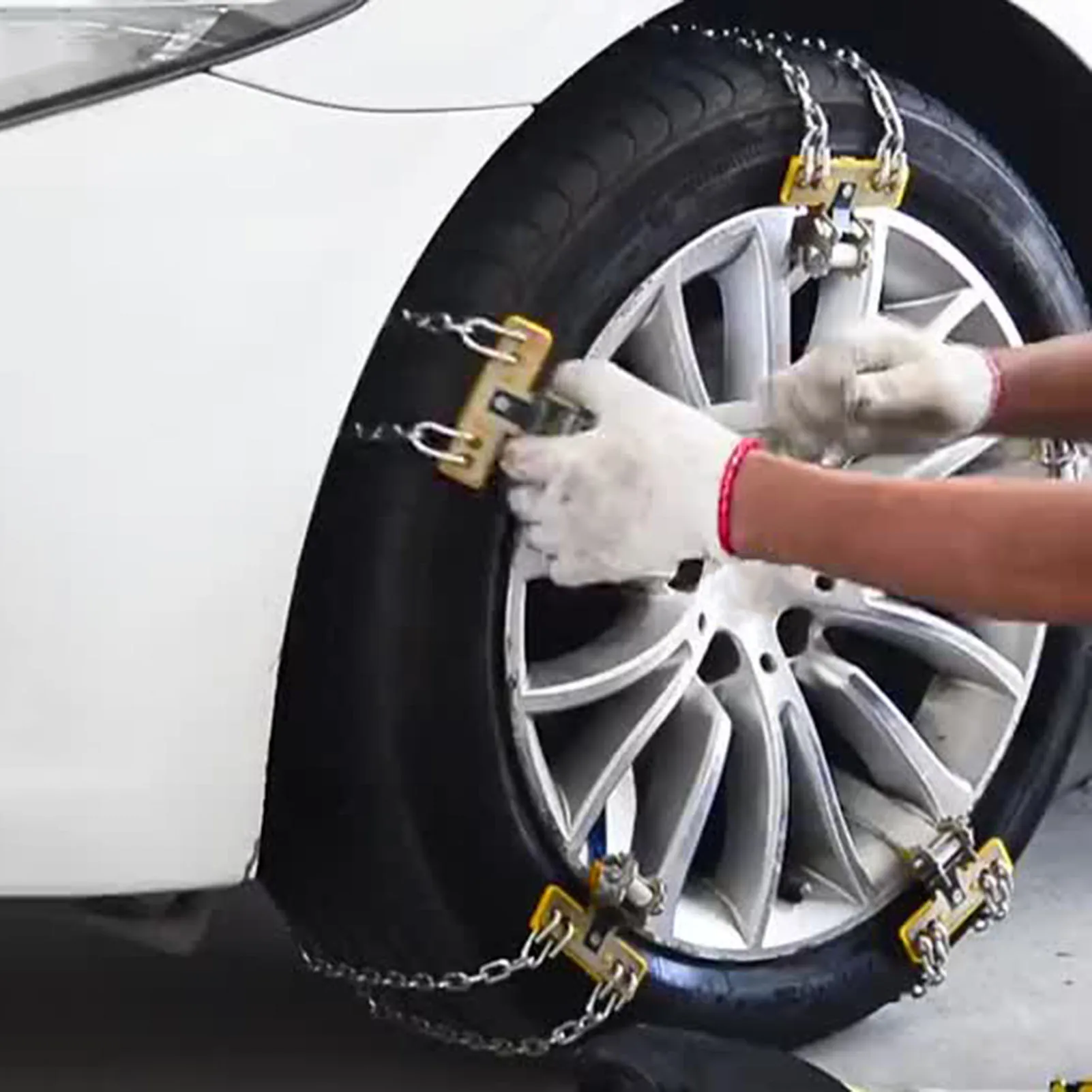 1Pc Universal Car Tire Anti Slip Sneeuw Kettingen Verstelbare Auto