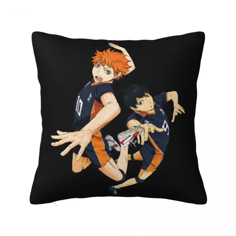 

Haikyuu Pillowcase Printing Polyester Cushion Gift Anime Japan Throw Pillow Case Cover Chair Drop Shipping 40*40cm