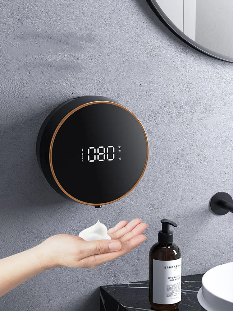 

Automatic Soap Dispenser Touchless Wall-mounted USB Liquid Foam Machine Infrared Sensor Electric Hands Free Hand Sanitizer Tool