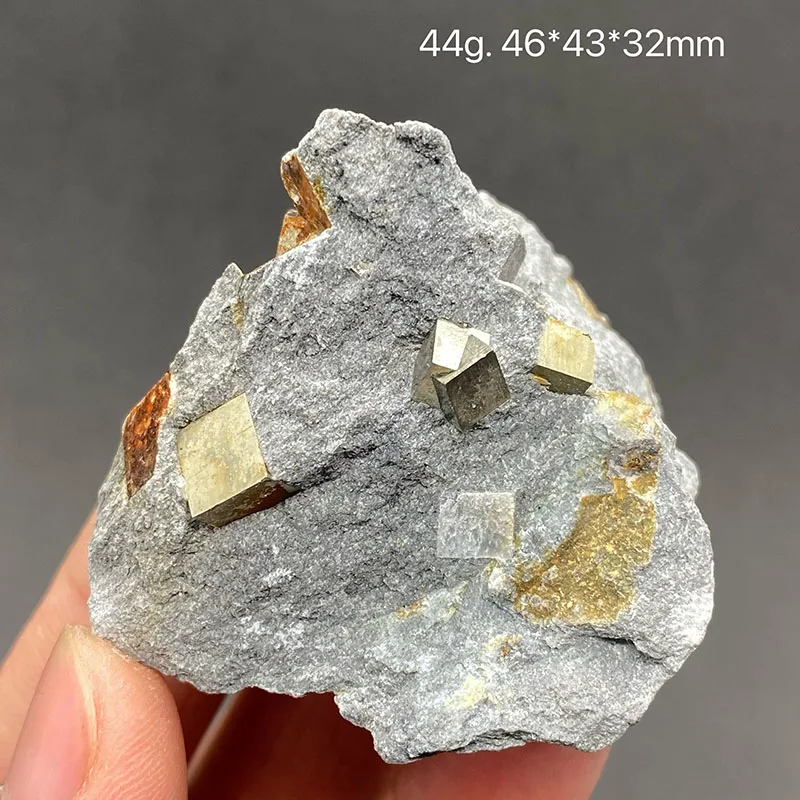 100% Rare Natural Pyrite Mineral Specimens Stones and Crystals Healing Crystal from Spain