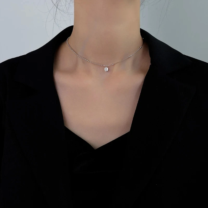 Collana in argento 925 e quarzi naturali
