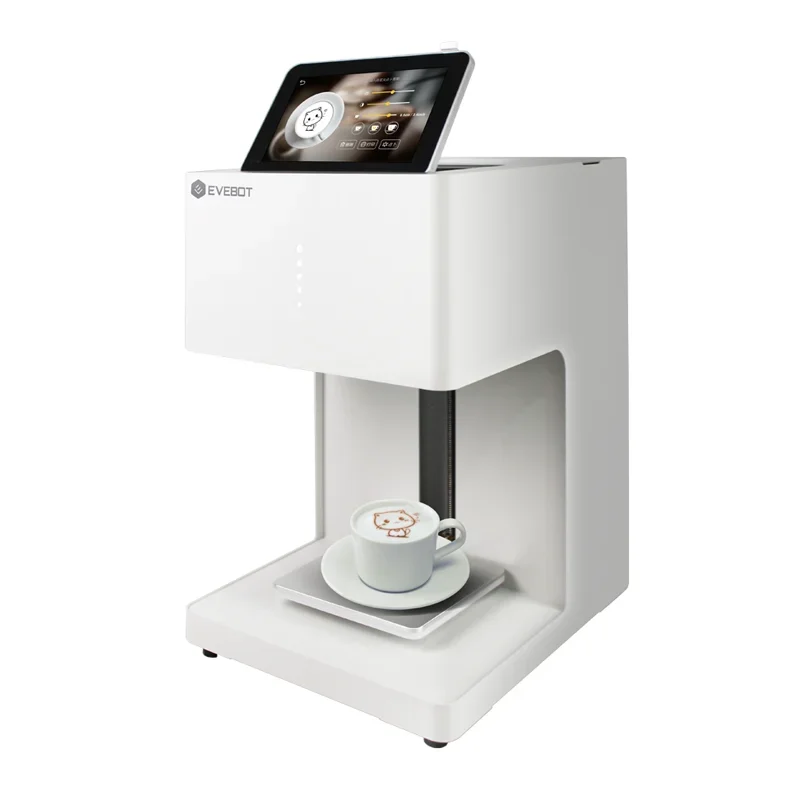 3D coffee latte machine caramel printing milk tea macaron milk foam cover cake beer personality map