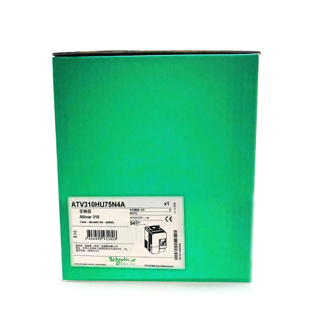 

1 шт. Новый преобразователь частоты Schneider ATV310HU75N4A