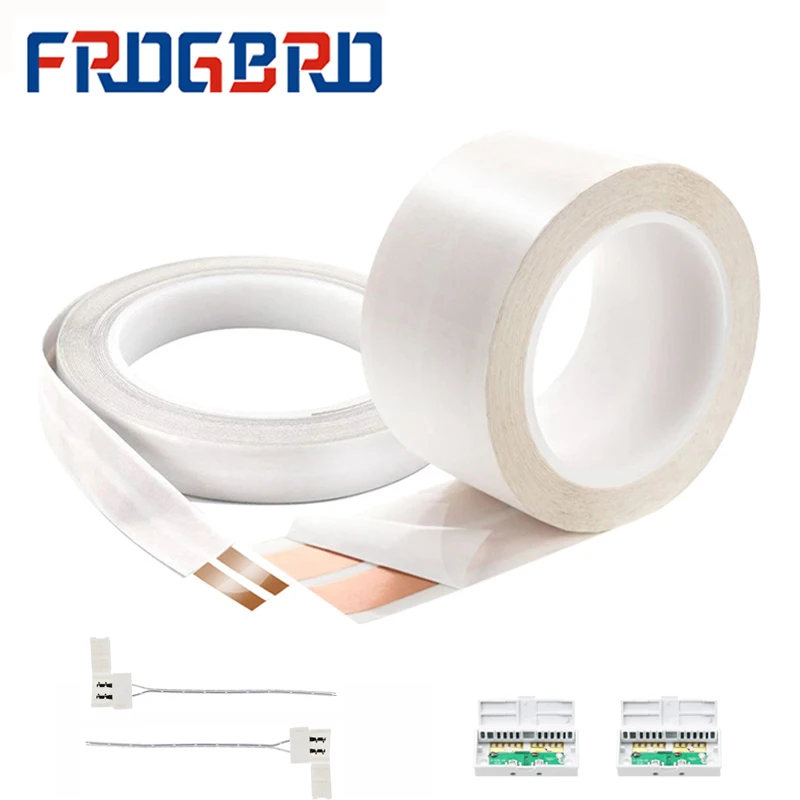 FROGBRO 스피커용 플랫 케이블 와이어, 구리 LED 오디오 와이어, 서브..