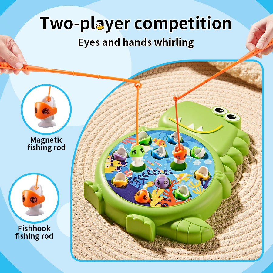 Fishing Plate-Exercise Children's Focus- Early Education Puzzle Fishing ToysParent Child Interaction-Science and Education Toys 5