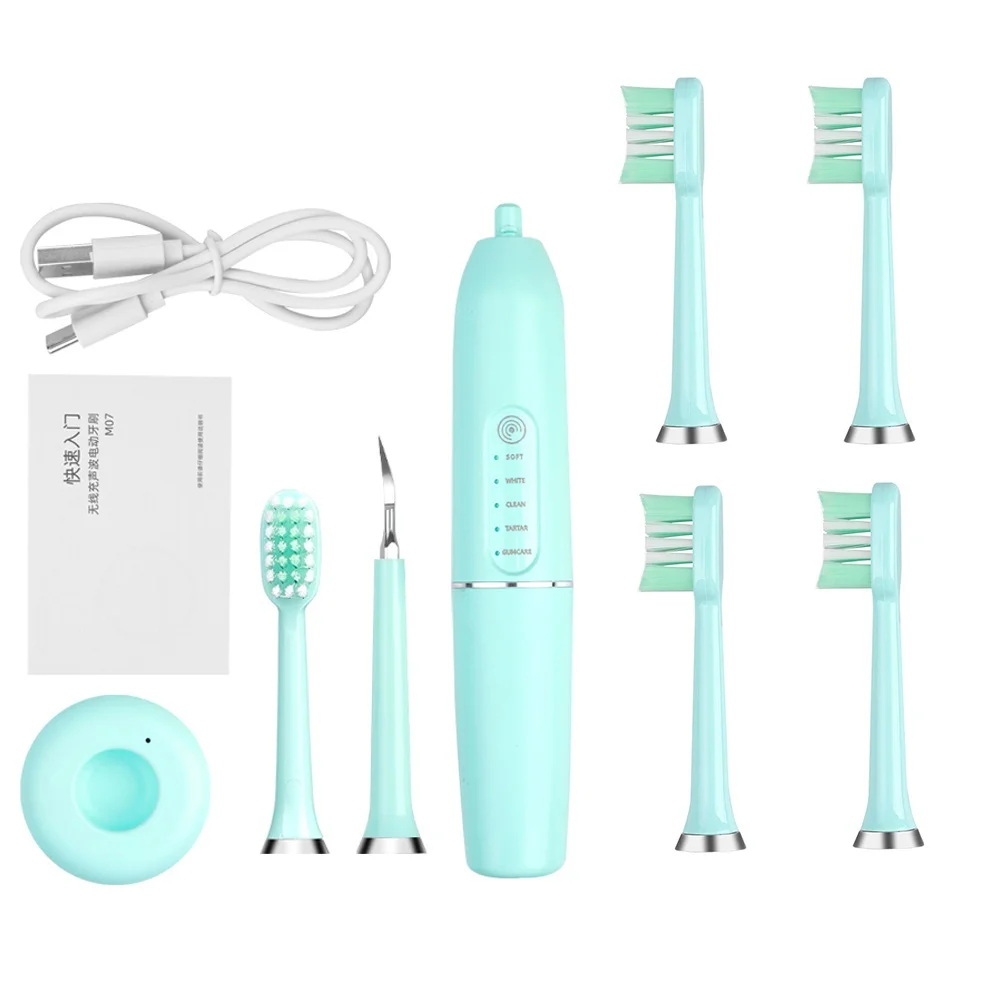 Spazzolino Elettrico Ultra Sonico Ablatore Dentale Sonic Dental Scaler Usb Spazzolino Da Denti Detergente Per Denti Sbiancare I Denti Strumenti Per Ri