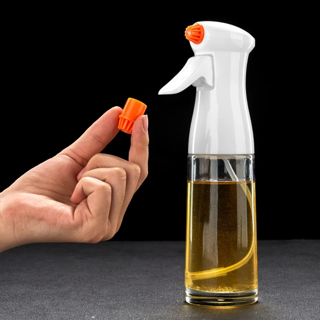 Bottiglia di olio da cucina Spray per olio da cucina bottiglia di olio  d'oliva Dispenser di olio Spray per Barbecue Fitness - AliExpress