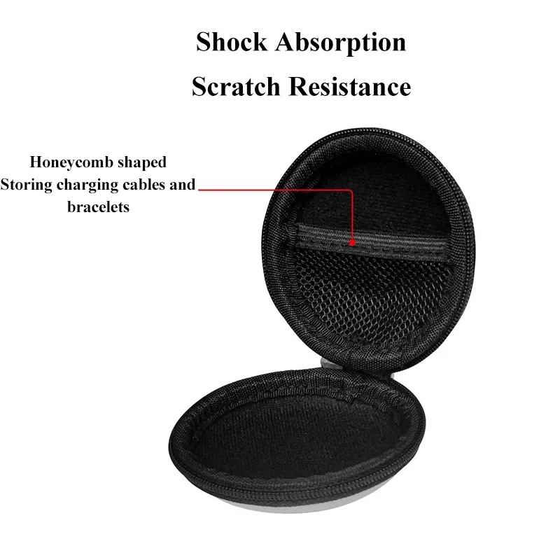 Per Pokemon Go Plus Custodia Con Cerniera In Eva Custodia Protettiva Completa Per Pokemon Go Plus Hard Bag Gp-356 Con Corda Anti-Caduta