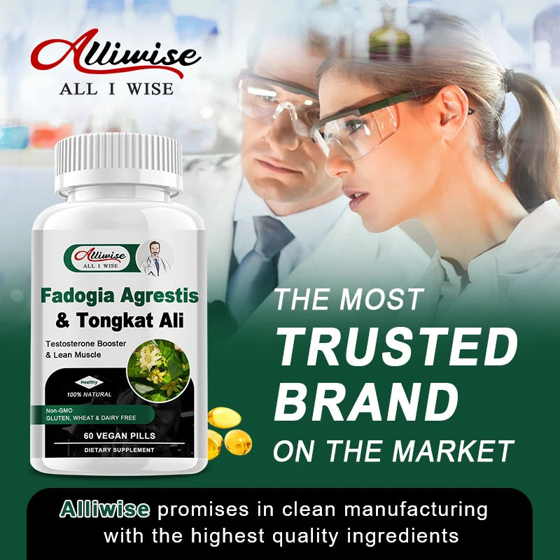 Alliwise 3X Fadogia Agrestis ＆Tongkat Ali Root Extract Pill for