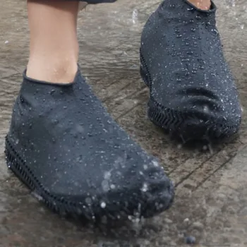 Waterproof Silicone Shoe Covers Reusable Non-Slip Wear-Resistant Rain Shoe Covers Protector Anti-Slip Boot For Outdoor Rainy Day