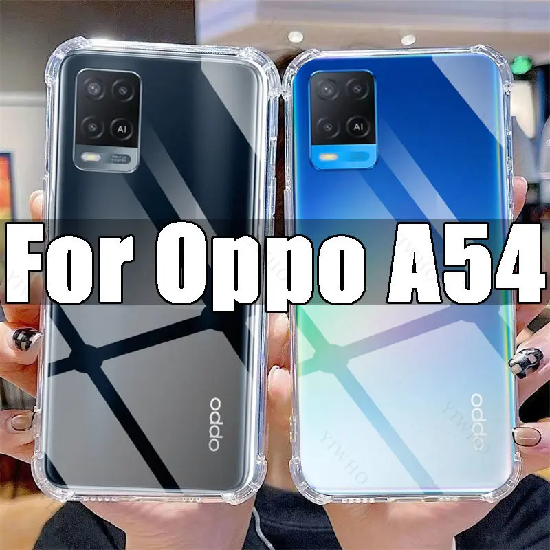 COVER TPU OPPO A54 4G CPH2239 PROTEZIONE CUSTODIA IN SILICONE TRASPARENTE