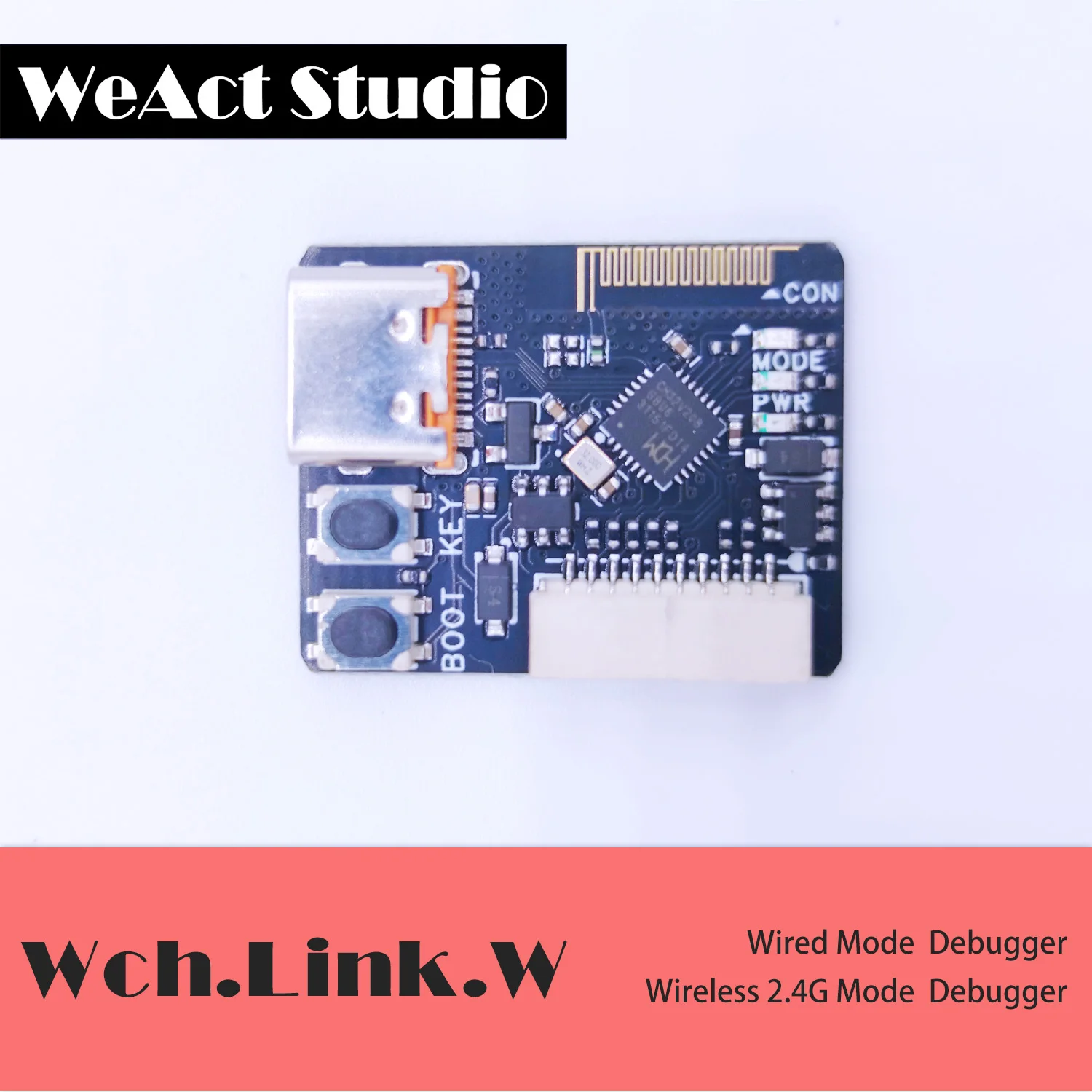 Dual Mode Wired/Wireless Debugger with RISC-V Architecture for MCU SWD/JTAG Interface