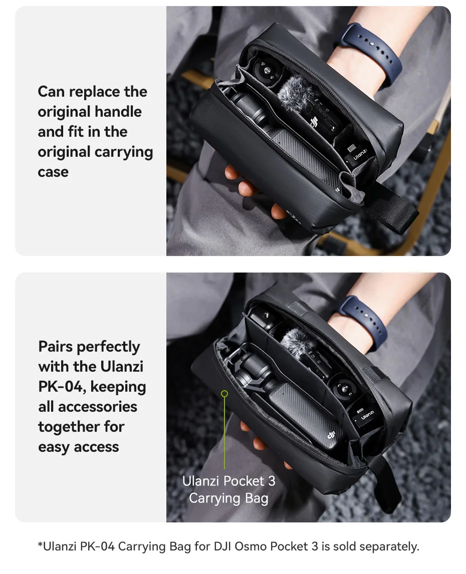 Ulanzi Pocket 3 Mini Tripod /Arri Locating Base for Osmo Pocket 3