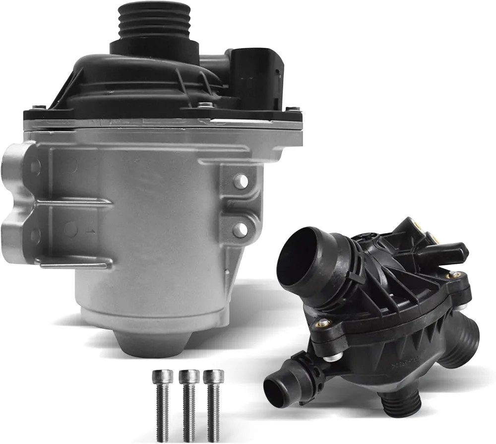 Electric Engine Water Pump Thermostat Replacement for BMW 3.0L L6 Models, Part 11517632426 11537549476