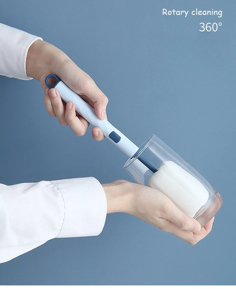 Description Picture 6 of itemLong-Handled Detachable Sponge Cup Brush​​ - Effectively Cleans Tea Stains, Perfect for Thermos, Baby Bottles & Mugs.