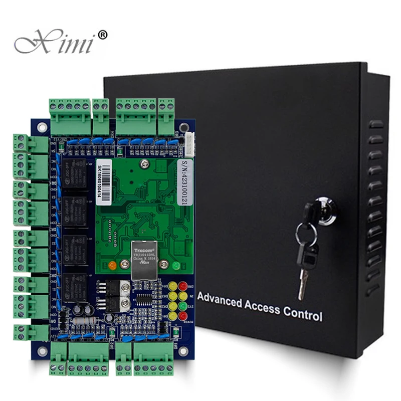 

Wiegand TCP/IP Network LP01 Two-door Two-Way Access Control Panel With Weigand Input WG Access control Board With Free Software