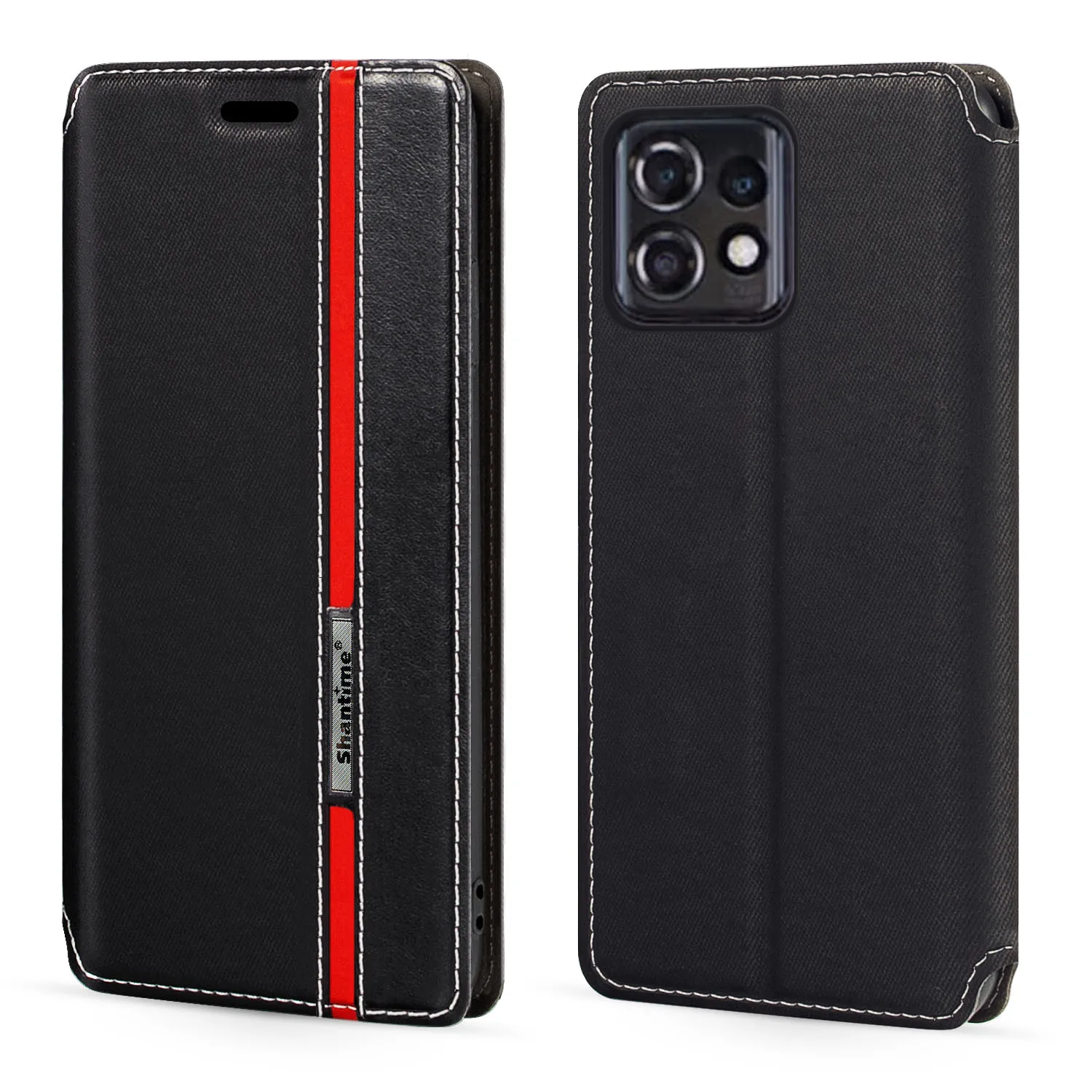

For Motorola Moto X40 5G Case Fashion Multicolor Magnetic Closure Flip Case Cover with Card Holder For Motorola Edge 40 Pro 5G
