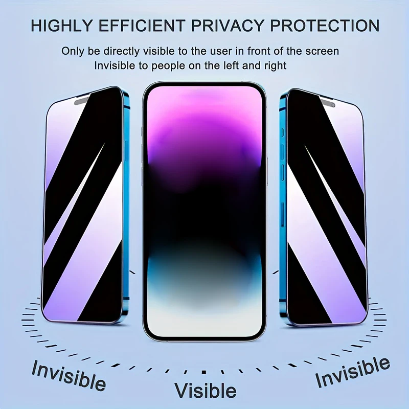 3 عبوات لهاتف iPhone 16 14 Plus 13 12 Mini 11 15 P...