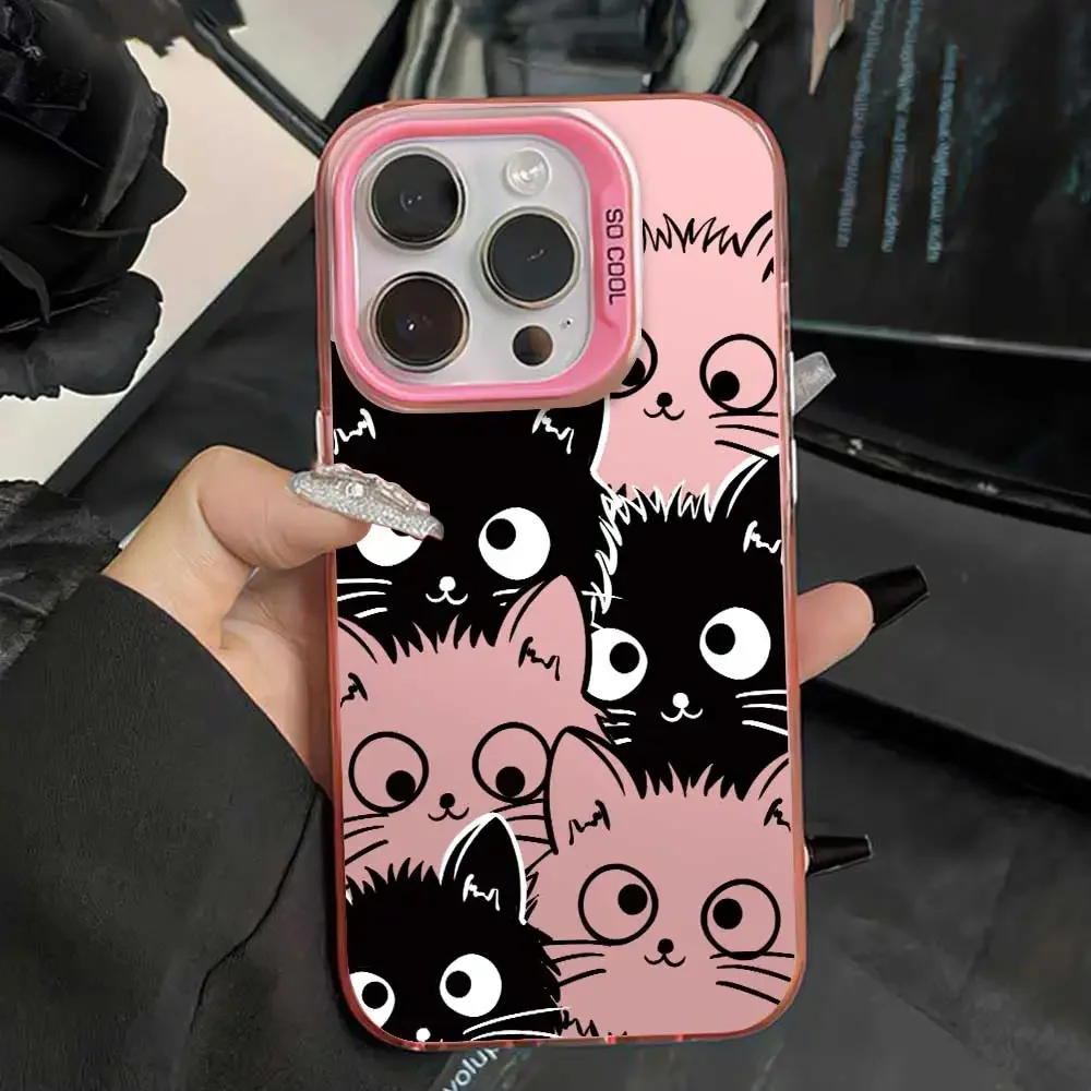 Cute Animal Soft Silicone Phone Case - Silver IMD s