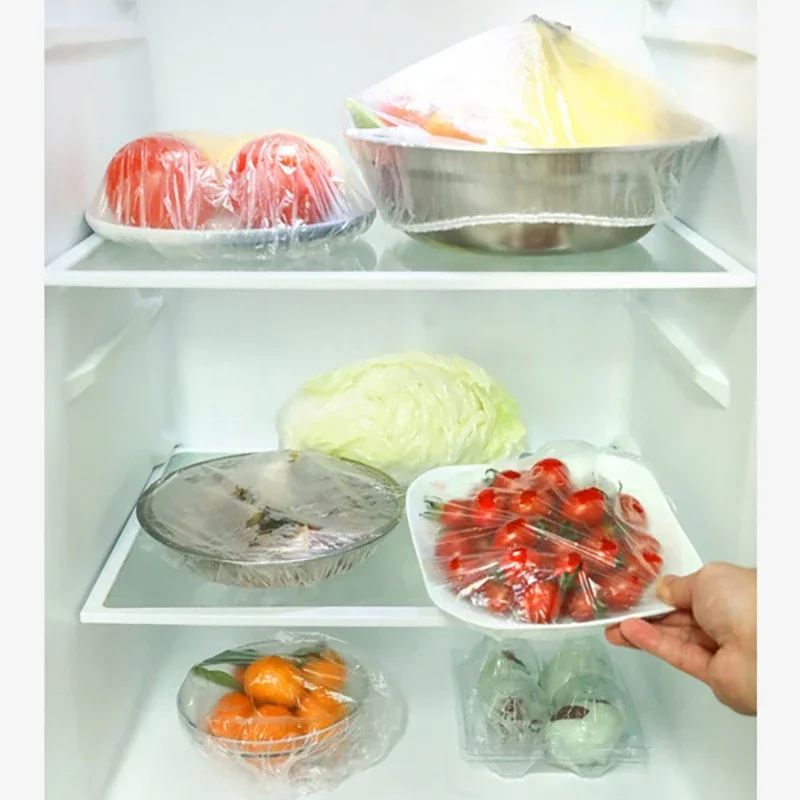 100-1000PCS Color disposable food cover wrap food-grade fresh-keeping film bag storage kitchen disposable bowl cover food cover fresh keeping bags plastic food storage bags plastic wrap plastic food cover food storage bags disposable food cover food storage lids plastic packaging bags